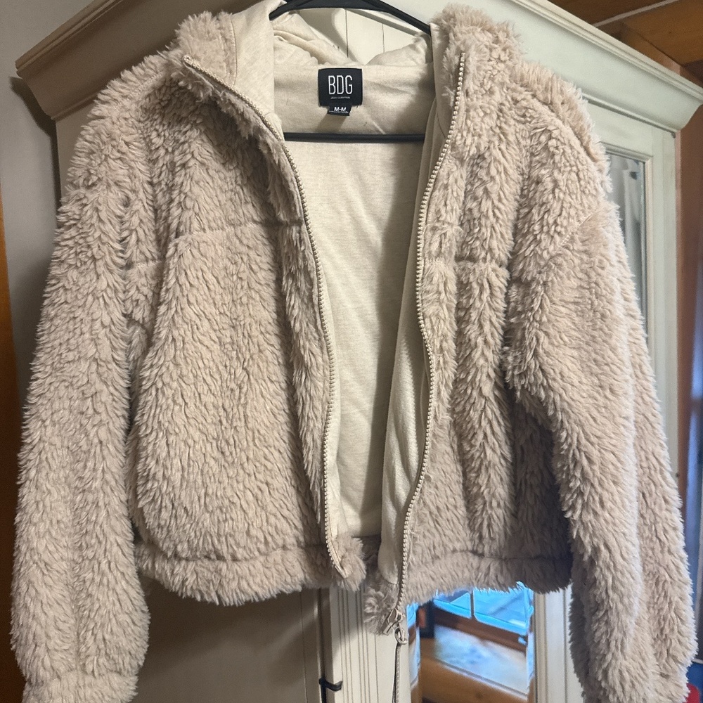 BDG faux fur jacket